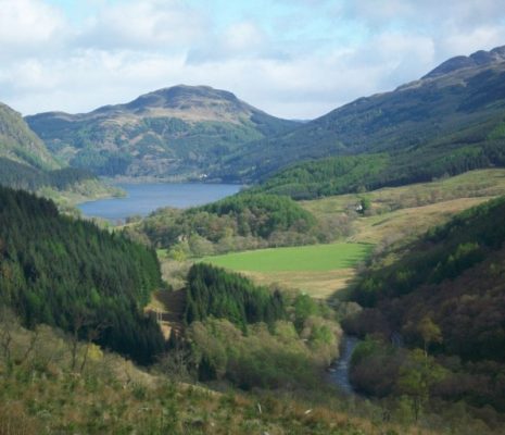 view-of-forestry-loch-and-mountains