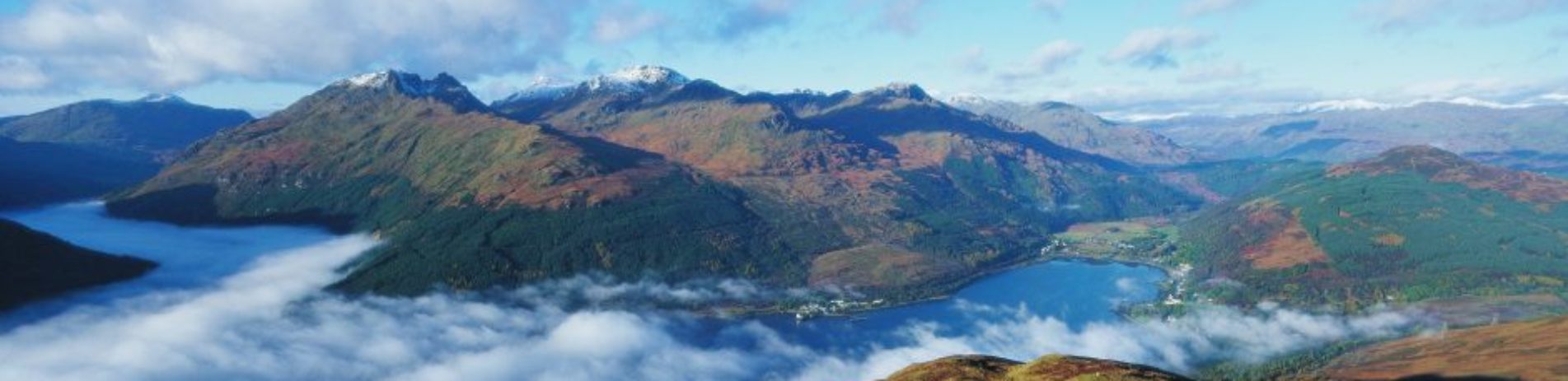 aerial-view-of-loch-and-mountains-on-partly-cloudy-day