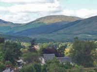 crianlarich-village-and-strathfillan-area-forested-hills-around