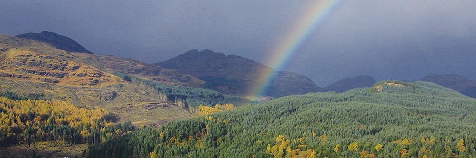 rainbow-arc-over-coniferous-forest-and-high-hills-above-lochgoilhead