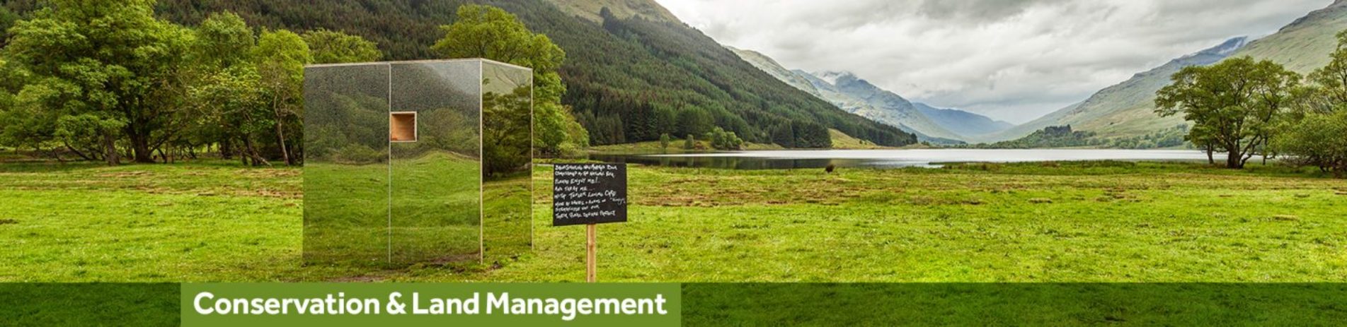 image-of-loch-doine-text-reads-conservation-and-land-management