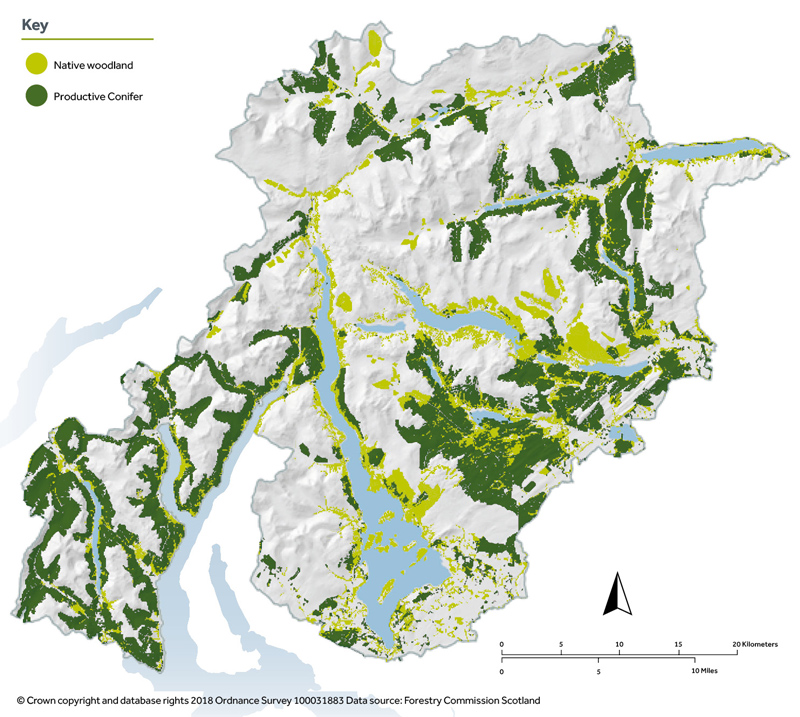 map-showing-native-woodland-and-productive-conifer-plantations