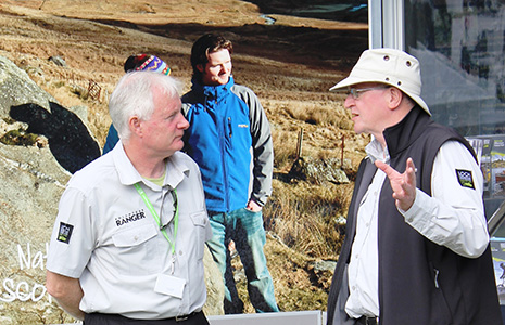 Volunteer Rangers at event