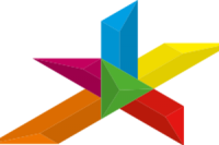 european-championships-glasgow-two-thousand-eighteen-logo-colourful-star-made-of-different-coloured-segments