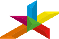 european-championships-glasgow-two-thousand-eighteen-logo-colourful-star-made-of-different-coloured-segments