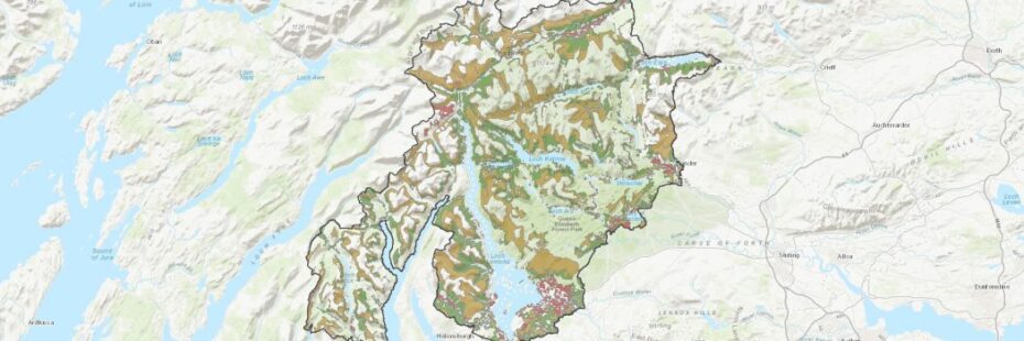 trees-and woodland-interactive-map-banner-with-national-park-boundary-clearly-marked-against-larger-scotland-map