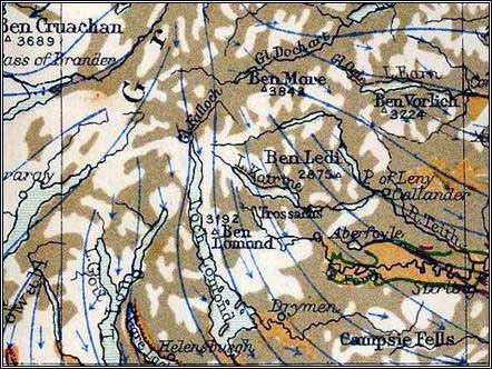 generalised pattern of ice movement map