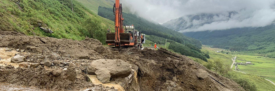 landslide-on-A83