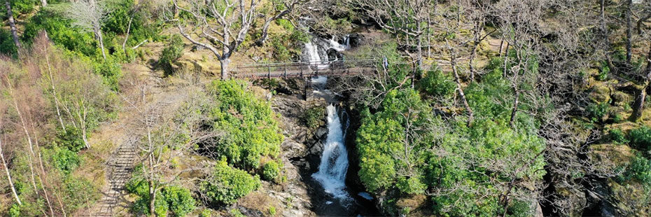 inversnaid-waterfall-with-rhododendron-covering-most-woodland-area