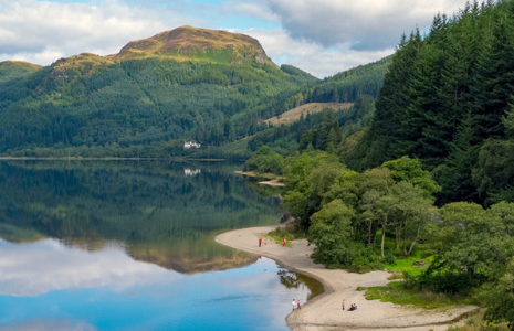 loch lubnaig shoreline