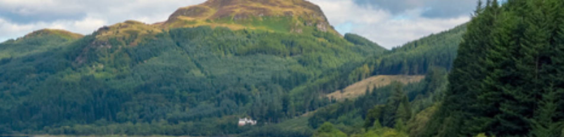 loch lubnaig sunny day