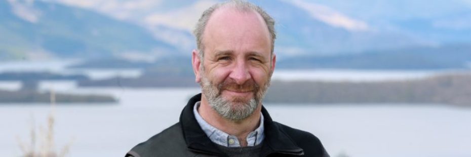 National Park Chief Executive Gordon Watson with Loch Lomond in the background