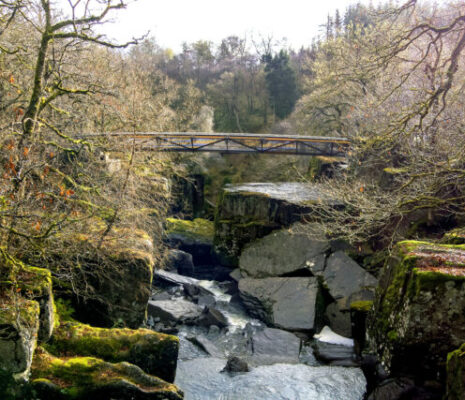 A visualisation of the proposed new Bracklinn Bridge