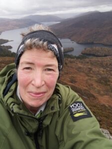 National Park volunteer out in the National Park