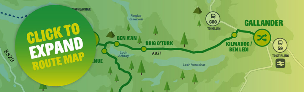 Click to view Trossachs Explorer route